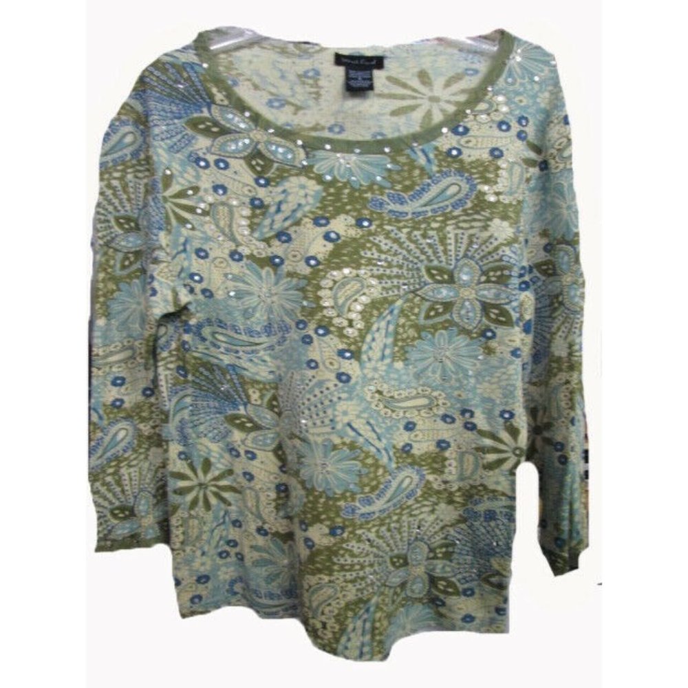 West End 3/4 sleeve shirt NEW WITH TAGS SIZE SMALL